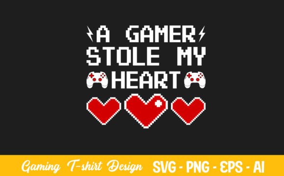 A Gamer Stole My Heart T Shirt Gaming: A Unique Gift for Gamers