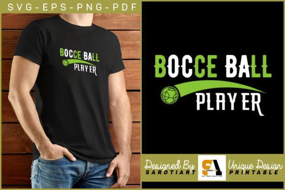 Bocce Ball Player Graphic Shirt Gaming: More Than Just a T-Shirt Design