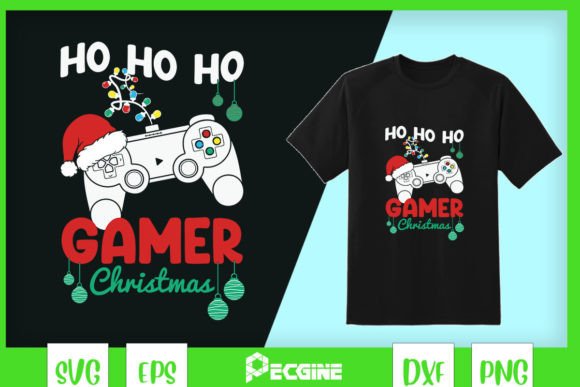 Christmas Gaming Video Game Ho Ho Ho: A Festive Design for Your Creative Projects