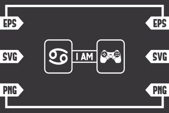 Embrace Your Inner Gamer with the Cancer Sign and Gaming Controller Design