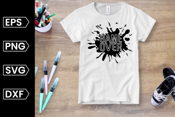 Game Over, Gaming SVG Design: Your Ultimate Creative Solution
