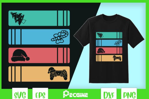 Gaming Christmas Gamer Retro: A Versatile Design for Your Creative Projects