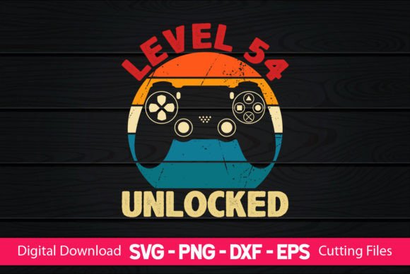Level 54 Unlocked: A Gaming Birthday Delight