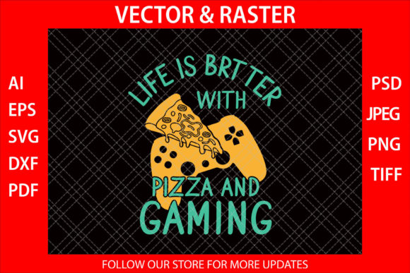 Life is Better with Pizza and Gaming: How Premium Digital Art Brings Your Passion to Life