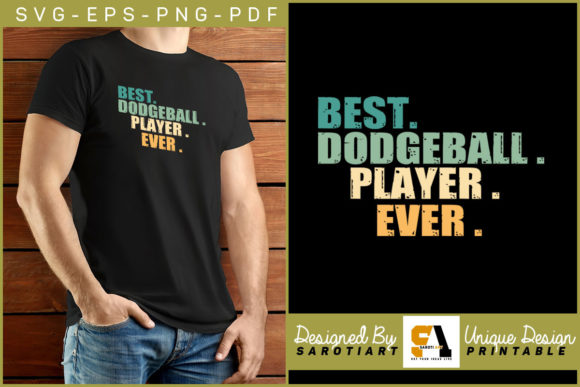 The Ultimate Dodgeball Player Ever Retro Gaming Design