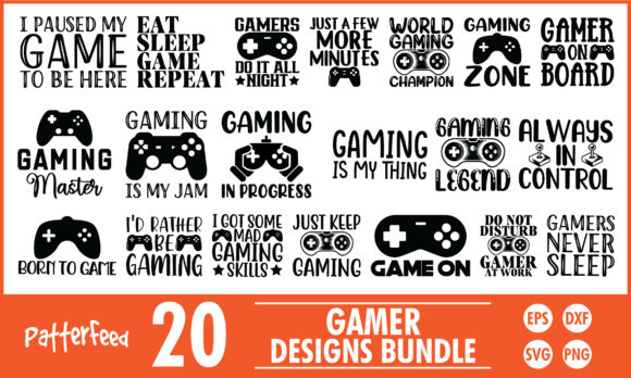 Unlock Creative Projects with the Gamer Gaming SVG Designs Bundle